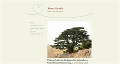 Desktop Screenshot of ahavahealth.com